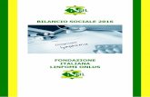 BILANCIO SOCIALE 2016 - filinf.it · comunicazione FIL (Sito e Social Network); 2) responsabilità: ... A.O.U. Città della Salute e della Scienza di Torino Via Santena, 7 - 10126