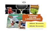 TENNIS CLUB LOMBARDOdnn.advansys.it/Portals/18/_documenti/brochureMinitennis.pdf · 4 - FULL TENNIS Campo normale 1 3 2 4 Nel Tennis, anche in osservanza delle precise norme nazionali