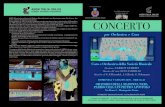 Città di Montegrotto Terme CONCERTO€¦ · GEORG Ph. TELEMANN (1681- 1767) Concerto in Mi minore. per flauto dolce, flauto traverso, archi e continuo - Largo - Allegro - Largo -