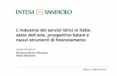 L’industria dei servizi idrici in Italia: stato dell’arte ... · europei, richiedono oltre 25 miliardi di euro nei prossimi 5 anni; occorrerebbe dunque spendere circa 5 miliardi