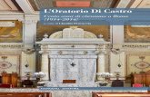 L’Oratorio Di Castro...Riccardo Pacifici PREFAZIONE 9 Riccardo Shmuel Di Segni INTRODUZIONE 10 Gianni Ascarelli CAP. 1 IL “TEMPIODIVIABALBO” ELACOMUNITÀ EBRAICA DI ROMA (1914-2014).