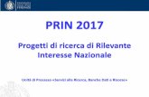 PRIN 2017 Progetti di ricerca di Rilevante Interesse Nazionale · 2018. 1. 31. · ripartizione del budget linea principale ls –pe una quota fissa garantita, pari al 3% del budget