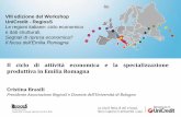 Il ciclo di attività economica e la specializzazione ...regioss.it/sites/default/files/RegiosS2016_PresentazioneBrasili.pdfdicembre 2015, statistiche ufficiali). Emilia Romagna A