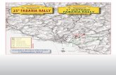Cartina Prima Giornata 7 Settembre 2019 - Fabaria Rally · Prova speciale Trasferimento Strade di accesso Direzione concorrenti P.S. Nome prova speciale LEGENDA P.S. 1/2 FAVARA Fabaria