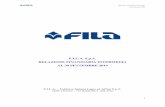 Relazione finanziaria intermedia FILA settembre 2014filagroup.digitalmill.it/.../2015/05/16.Situazione-Patrimoniale-Fila.pdf · Relazione Finanziaria Intermedia al 30 settembre 2014