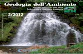 Geologia dell’Ambiente - Geoplanning · e la gestione del territorio in Italia Roma, 10 giugno 2011 Geologia dell’Ambiente Periodico trimestrale della SIGEA Società Italiana