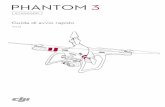 PHANTOM 3 Phantom 3 Standard Dispositivo di controllo remoto · 2016. 2. 16. · Il Phantom 3 Standard può ricevere fino a 2.7K di video Ultra HD a 30fps e foto a 12MP. Il diagramma