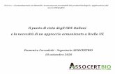 Il punto di vista degli ODC italiani e la necessità di un ... · Domenico Corradetti –Segretario ASSOCERTBIO 18 settembre 2020 Il punto di vista degli ODC italiani e la necessità