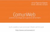 ComunWeb - FPA · • Funzionalità di ricerca e rappresentazione dei dati Funzionari e segretari • Guida redattori • Cruscotti per le automatiche delle informazioni (formati,