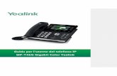 Guida per l'utente del telefono IP SIP-T46G Gigabit Color Yealink · Interfaccia utente del telefono Per ulteriori informazioni o assistenza per il nuovo telefono, rivolgersi all'amministratore