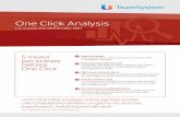 One Click Analysis - TeamSystem€¦ · One Click Analysis Risparmi tempo Interrogazioni veloci, efficaci e precise con semplici filtri e navigazione interattiva. Interroghi tutti