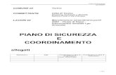 PIANO DI SICUREZZA E COORDINAMENTO · 2006. 3. 27. · Piano di Sicurezza ALLEGATI 1_ALL COMUNE DI Torino COMMITTENTE Città di Torino Divisione Ambiente e Mobilità Settore Ponti