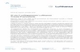 Al via il collegamento Lufthansa Trieste-Francoforte · 2020. 1. 9. · In occasione del volo inaugurale la PR Crew Lufthansa ha inoltre omaggiato i passeggeri del volo TRS – FRA