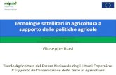 Tecnologie satellitari in agricoltura a supporto delle ...€¦ · Smart growth. Sustainable growth. Inclusive growth. 1. Research and innovation . 2. ICT . 1. fostering knowledge