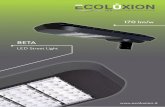 170 lm/w BETA - Ecoluxion · BETA rispetto alla tradizionale tecnologia a lampada . 100% consumo con tecnologie tradizionali-55% di consumo a . parità di flusso luminoso ... caldo