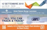 Industry 4.0 e Sicurezza - 12 SET… · Nome - AFI : 12 Settembre 2019 - All You Can Track And Trace - 2019 | Industry 4.0 & Integrated Supply Chain Solutions for Smart Factory 3