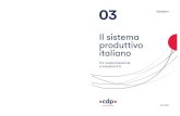 Il sistema produttivo italiano produttivo italiano - CDP | Cassa Depositi e … · 2019. 6. 26. · 02.2 I cambiamenti e i nuovi paradigmi tecnologici 29 02.3 Industria 4.0: una prima