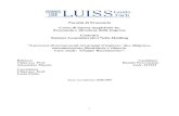 Facoltà di Economia Corso di laurea magistrale in ...tesi.luiss.it/141/2/sintesi-provenziani.pdf · Il lavoro svolto, come si evince dal titolo, ha voluto porre l’attenzione sul
