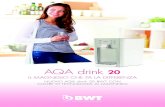 AQA drink 20 · dalle impurità e migliorarla con il magnesio è un importante contributo alla nostra salute e al nostro benessere. Inoltre AQA drink 20 permette di bere acqua buona