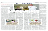 Ilmedicochesitravestedazio per guarire i bambini autistici · 2012. 8. 1. · 22 Cronache il Giornale Domenica 10 agosto 2008 STEFANO LORENZETTO L ozioMicheleride,scherza,di-stribuisce