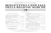 REPUBBLICA ITALIANA BOLLETTINO UFFIC IALE DELLA REGIONE MARCHE213.26.167.158/bur/PDF/2017/N105_10_10_2017.pdf · Il Bollettino della Regione Marche si pubblica in Ancona e di norma