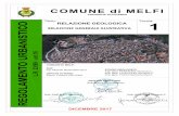 05 Relazione Melfi Reg Urb 11-2017 Relazione...Tav. 4 - Carta Geomorfologica con Elementi di Idrogeologia - scala 1:2.000; Tav. 5 - Carta di Microzonazione Sismica - scala 1:2.000;