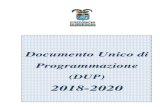 Documento Unico di Programmazione · Documento Unico di Programmazione 2018/2020 _____ Premessa Il decreto legislativo del 23 giugno 2011, n.118, adottato in attuazione della delega