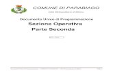Documento Unico di Programmazione Sezione Operativa Parte ... · Documento Unico di Programmazione – COMUNE DI PARABIAGO – Città Metropolitana di Milano. Pag. 2 . Premessa .
