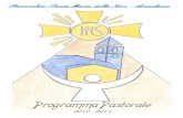 Parrocchia Santa Maria della Neve - Arzachena€¦ · tra il 22 novembre ed il 6 dicembre 1992 e la professione di fede della comunità di comunità in Dio Padre. Il cammino di questi