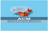 ACM - DBD · 2020. 7. 16. · การตลาดเชิงสร้างสรรค์ 1 4 2 3 เส้นทางสร้างนักการตลาดเชิงสร้างสรรค์