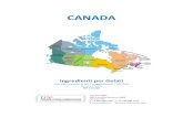 ANADA - Sigep...ANADA Ingredienti per Gelati Con dati completi al 2017 e aggiornati al 1-10/2018 Versione 12.2018 ICE-Canada Toronto office 480 University Avevnue, #800 Toronto, …