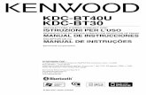 KDC-BT40U KDC-BT30 - KENWOOD...I Lettori CD con Sintonizzatore AM/FM Kenwood per auto, modelli KDC-BT40U, KDC-BT30 rispondono alle prescrizioni dell’art. 2 comma 1 del D.M. 28 agosto