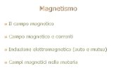 Magnetismo - unipr.itfisica2ricco.unipr.it/Cap7 Campo magnetico.pdfMagnetismo Il campo magnetico Campo magnetico e correnti Induzione elettromagnetica (auto e mutua) Campi magnetici