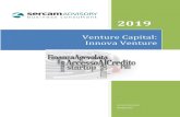 Venture Capital: Innova Venture - Sercam Advisory€¦ · fondo di venture capital INNOVA Venture, gestito da Lazio Innova, che coinveste in tali imprese insieme a investitori privati