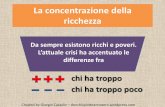 La concentrazione della ricchezza - WordPress.com...fattore reale e importante come la ricchezza privata, l’Italia si porta a livello dei Paesi non virtuosi, ma supervirtuosi. •Dove