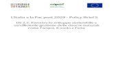 L’Italia e la Pac post 2020 - Policy Brief 5 · La copertura del suolo è dalla reale di foreste, acqua, deserto, prati e altre caratteristiche fisiche della terra, comprese quelle