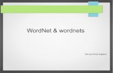 WordNet & wordnets - Gloria Gagliardi, PhDOgni WordNet è strutturato secondo le linee guida del Princeton WordNet (Synset, relazioni semantiche). I database lessicali sono legati