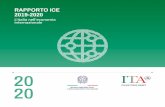 RAPPORTO ICE 2019-2020no disponibili anche in formato “podcast” sul nostro ... (14,1%) e Veneto (13,7%) le tre regioni che esportano di più. Anche i primi due mesi del 2020 sono
