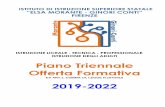 Piano Triennale Offerta Formativa 2019-2022 · Piano Triennale Offerta Formativa EX ART.1, COMMA 14, LEGGE N.107/2015 2019-2022 . 2 Il Piano Triennale dell’Offerta Formativa della