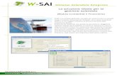 W-SAI - Tecnocomputer · Area Contabilità L’Area Contabile W-SAI contiene tutte le funzioni per una gestione completa degli aspetti amministrativi, contabili e finanziari dell’azienda.