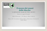 Il museo dei musei delle Marche - UNIMCeconomiaediritto.unimc.it/it/ricerca/conferenze/... · Asse 5 valorizzazione dei territori POR-FESR 2007-2013: 20,58 ME Progetto “Contenitori