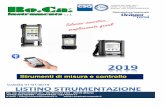Strumenti di misura e controllorocainstruments.it/wp-content/uploads/2018/12/LISTINO-ROCA-20191.pdf · BR4291 Filtri di ricambio (conf. 40 strisce) b2 12,50 BR6113 Regolo calcolatore
