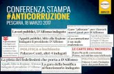CONFERENZA STAMPA #ANTICORRUZIONE - Pescara News · 2017. 3. 18. · CONFERENZA STAMPA #ANTICORRUZIONE. M5S PRESENTA ... TRIENNIO 2015-2017 ANALISI DEL CONTESTO ESTERNO insufficiente
