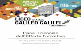 Piano Triennale dell’Offerta Formativa...P r e me s s a - Il presente Piano triennale dell’offerta formativa del Liceo statale “GALILEO GALILEI” di CARAVAGGIO (BG), è elaborato