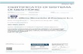MANAGEMENT SYSTEM CERTIFICATE - ompsrl.info · Luogo e Data/Place and date: Vimercate (MB), 13 gennaio 2020 Per l'Organismo di Certificazione/ For the Certification Body DNV GL -