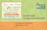 Davide Galli Vicepresidente AIGAE - AMODO · Dal 2017 (ultima news 12 Luglio 2018) 44 cammini che, ad oggi, soddisfano tutti gli 11 requisiti indispensabili per far parte dell’Atlante