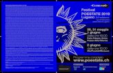 Storiografia POESTATE fondato nel 1997 Festival POESTATE ... · Fondazione Kodra, Melide; Mandrake fumetti, Lugano; Other Movie Film Festival, Lugano; Scuola Studio Teatro Accademico