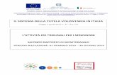IL SISTEMA DELLA TUTELA VOLONTARIA IN ITALIA · Monitoraggio della tutela volontaria per i minori stranieri non accompagnati in attuazione dell’art. 11, legge n. 47/2017 (PROG-2342)