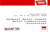 Elezioni RSU verbali sedute Commissione elettorale · Web viewPoiché il totale dei votanti è _____ il quorum per l'assegnazione dei __ (3 o 6 o più - indicare il numero dei componenti