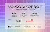 WeCosmoprof ottobre 2020...diversificando la tua presenza su uno o entrambi i padiglioni partner, approfittando delle tariffe speciali dedicate alle aziende partecipanti a WeCosmoprof.